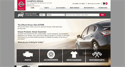 Desktop Screenshot of championnissanparts.com